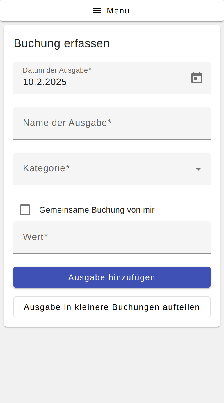 Mobile Schnellerfassung