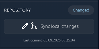 Sync Sidebar Dirty
